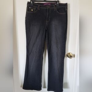Gloria Vanderbilt Black Wide Leg Flare Jeans